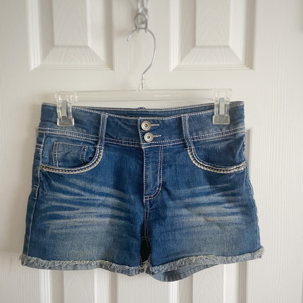 Dark Wash Denim Shorts